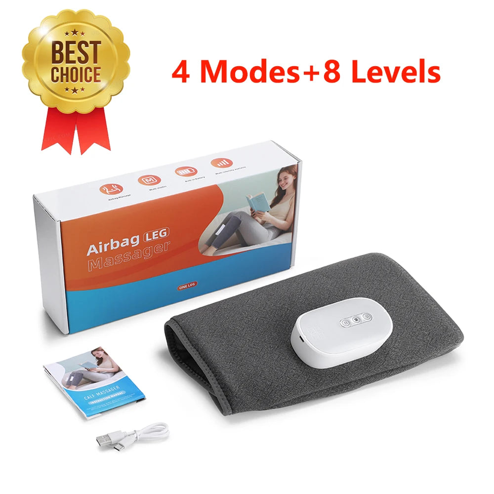 Wireless Air Compression Leg and Calf Massager for Muscle Recovery - 37