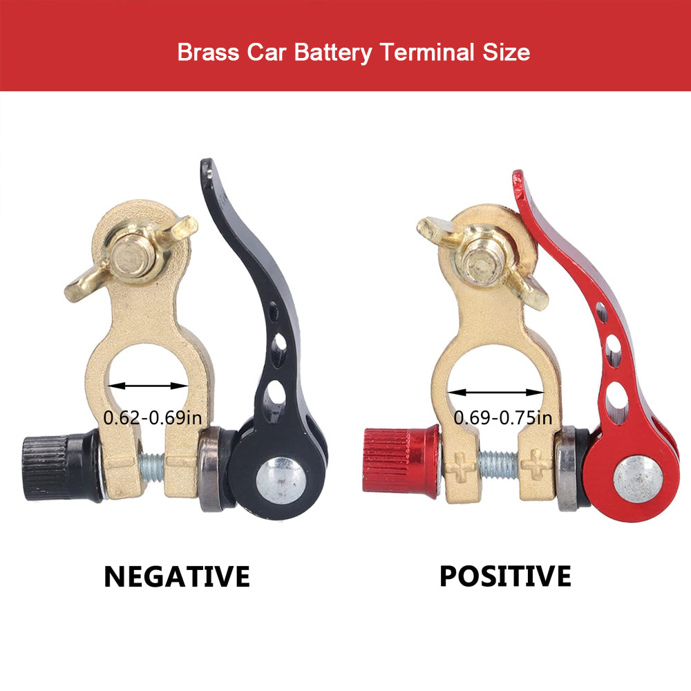Quick Release Car Battery Terminal Connectors - 17