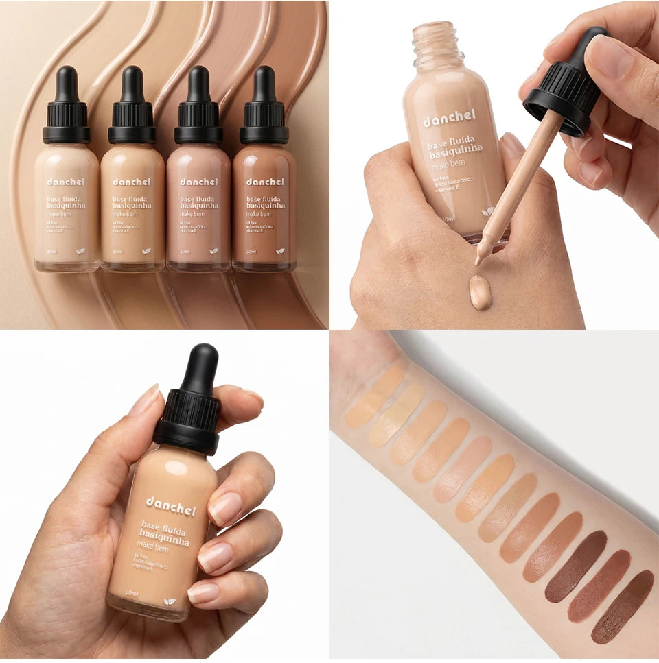 Liquid Foundation and Primer Makeup Set