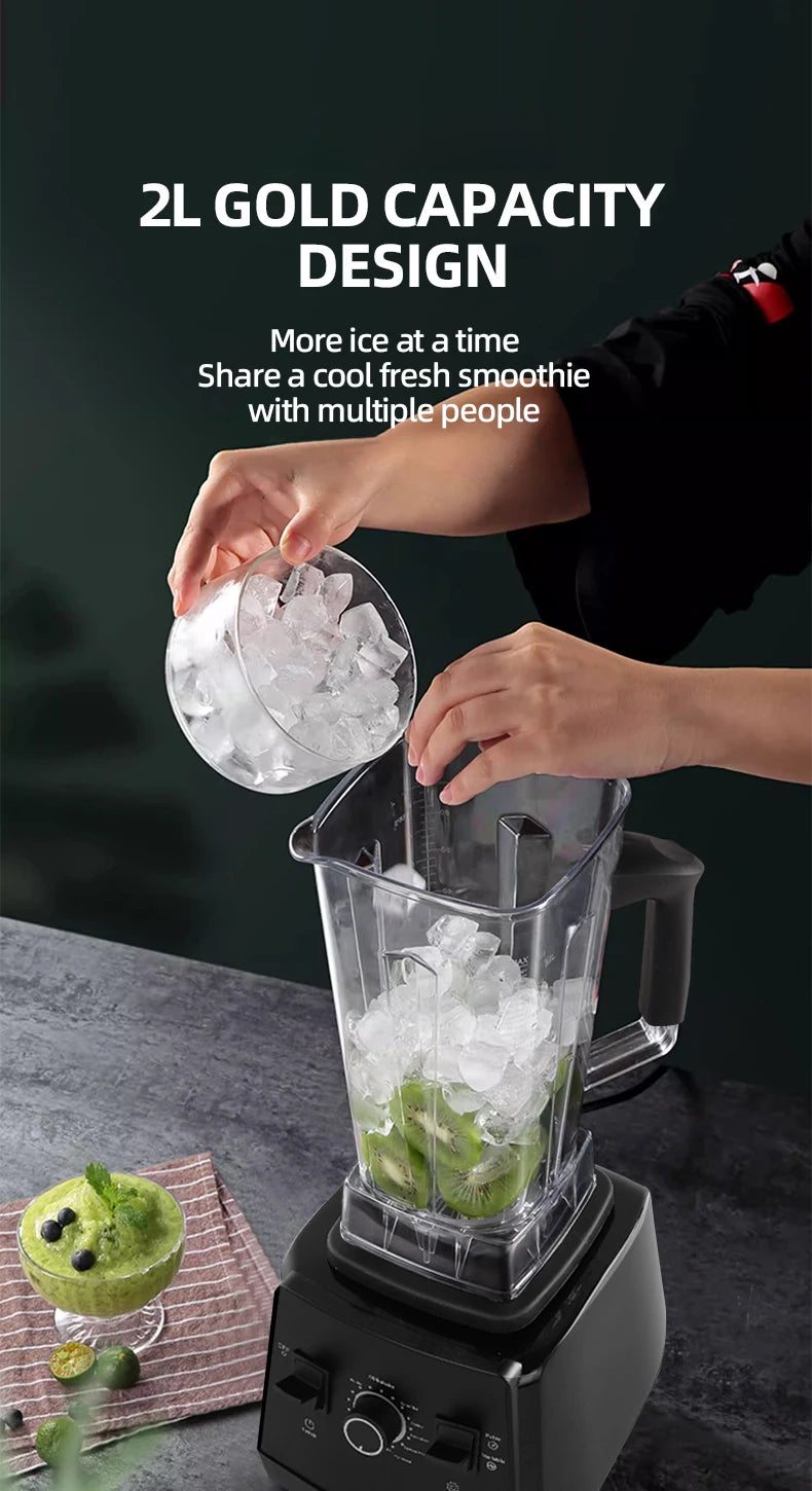 Professional High-Speed Commercial Kitchen Blender