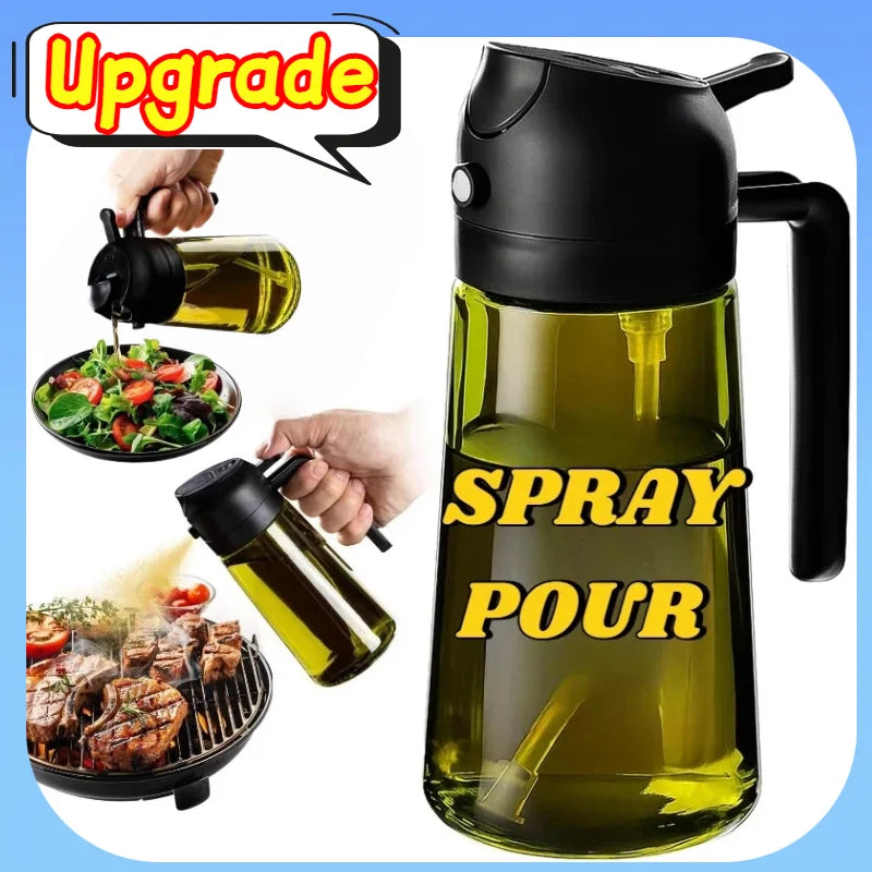 2-in-1 Kitchen Oil Spray and Pour Dispenser