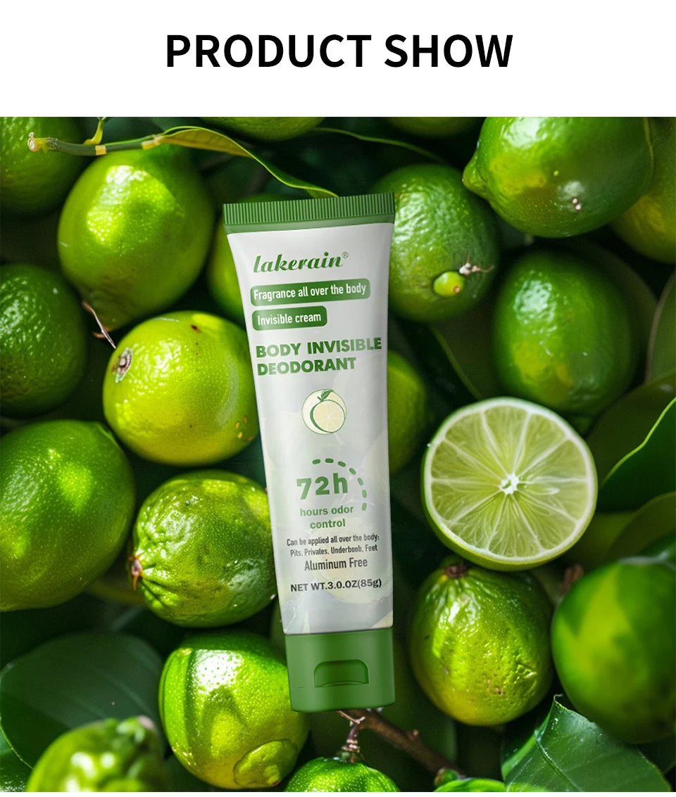 Long-Lasting Invisible Full Body Deodorant Cream - 15