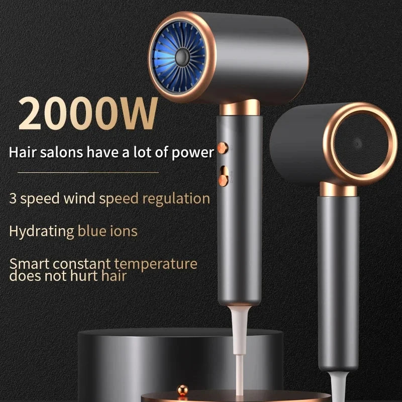 Professional High-Speed Ionic Hair Dryer for Fast Drying