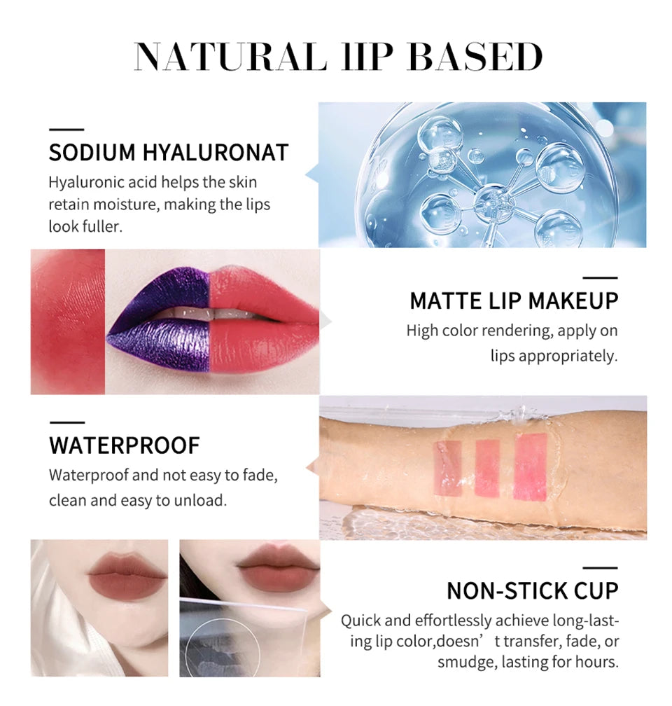 Waterproof Peel-Off Lip Stain Tint