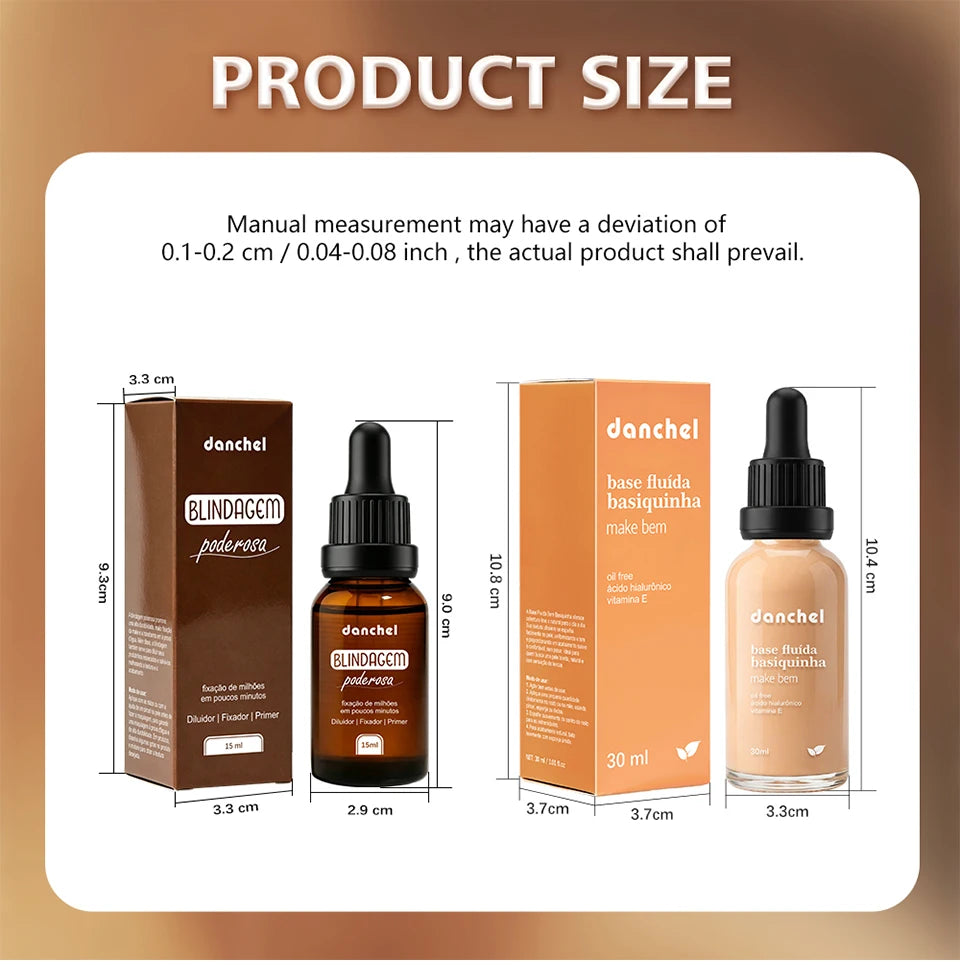 Liquid Foundation and Primer Makeup Set