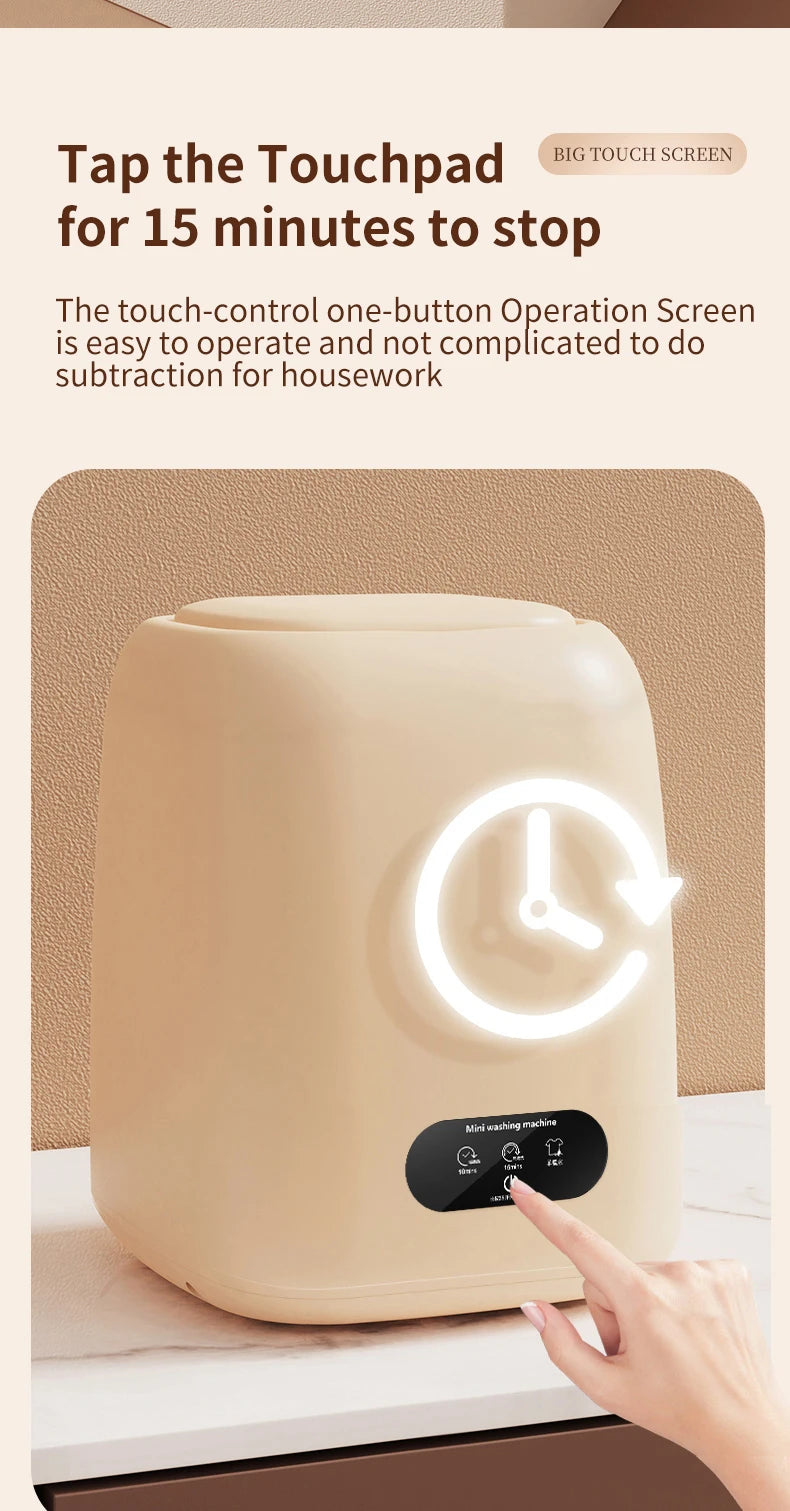 Portable Mini Washing Machine for Underwear and Small Clothes - 20