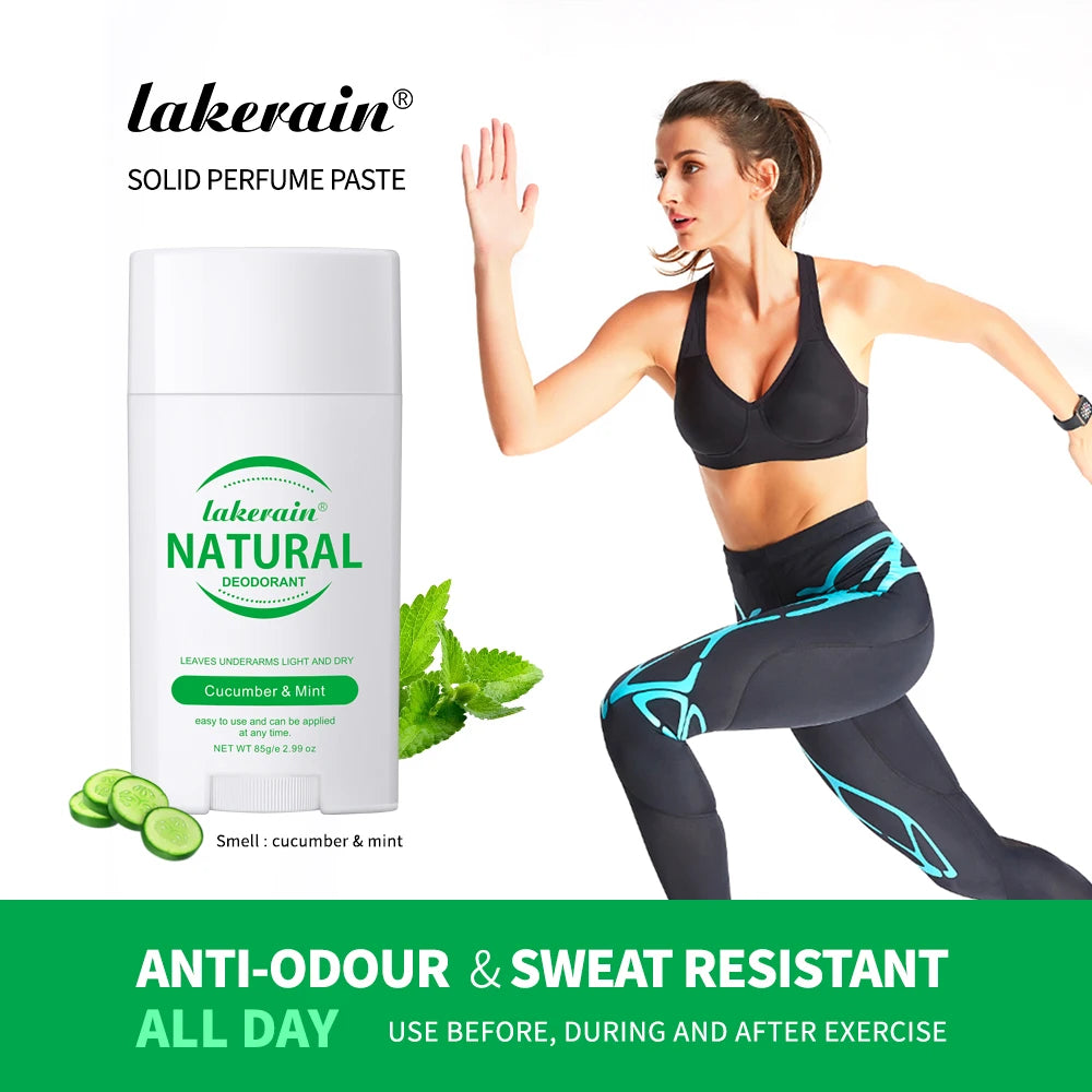 Natural Long-Lasting Solid Deodorant Stick for Freshness