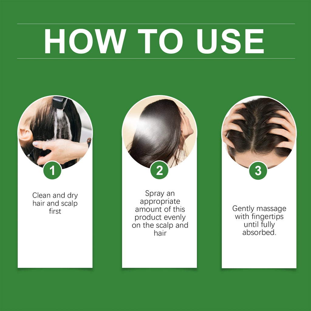 Rosemary Rice Water Hair Spray for Damaged Frizzy Hair