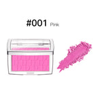 Matte Embossed Blush Palette with Professional Makeup Brush