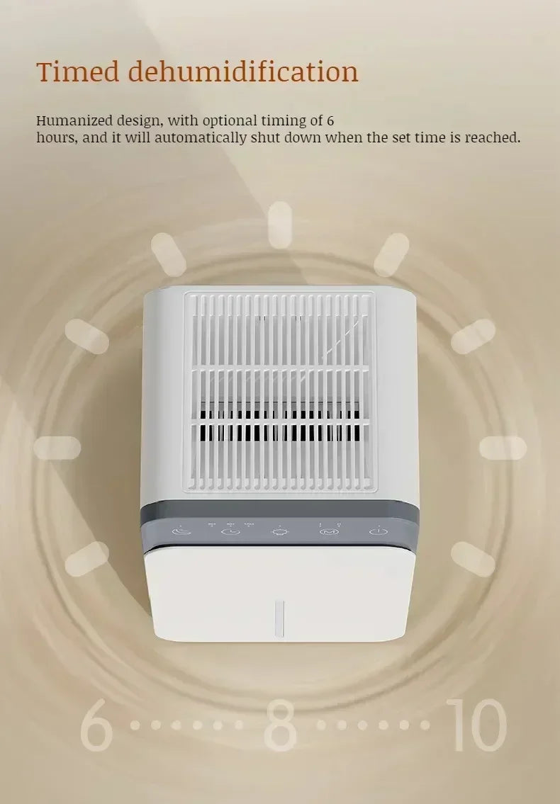 Compact Portable Dehumidifier for Bedroom and Office