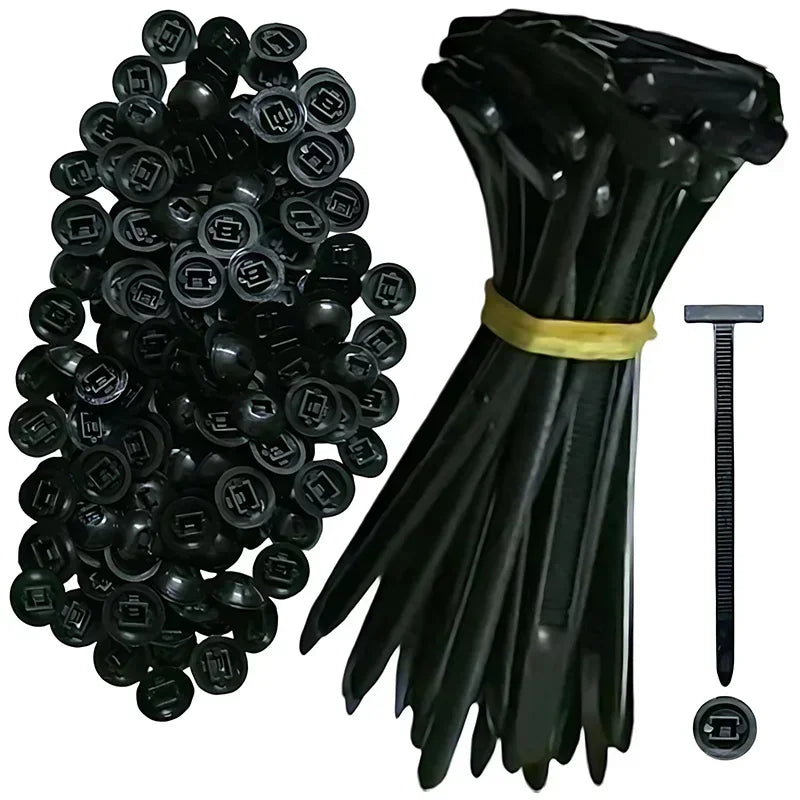 Self-Locking Nylon Cable Tie Fasteners for Automotive Wiring