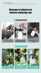 2L Portable Electric Garden Sprayer for Plants and Cleaning