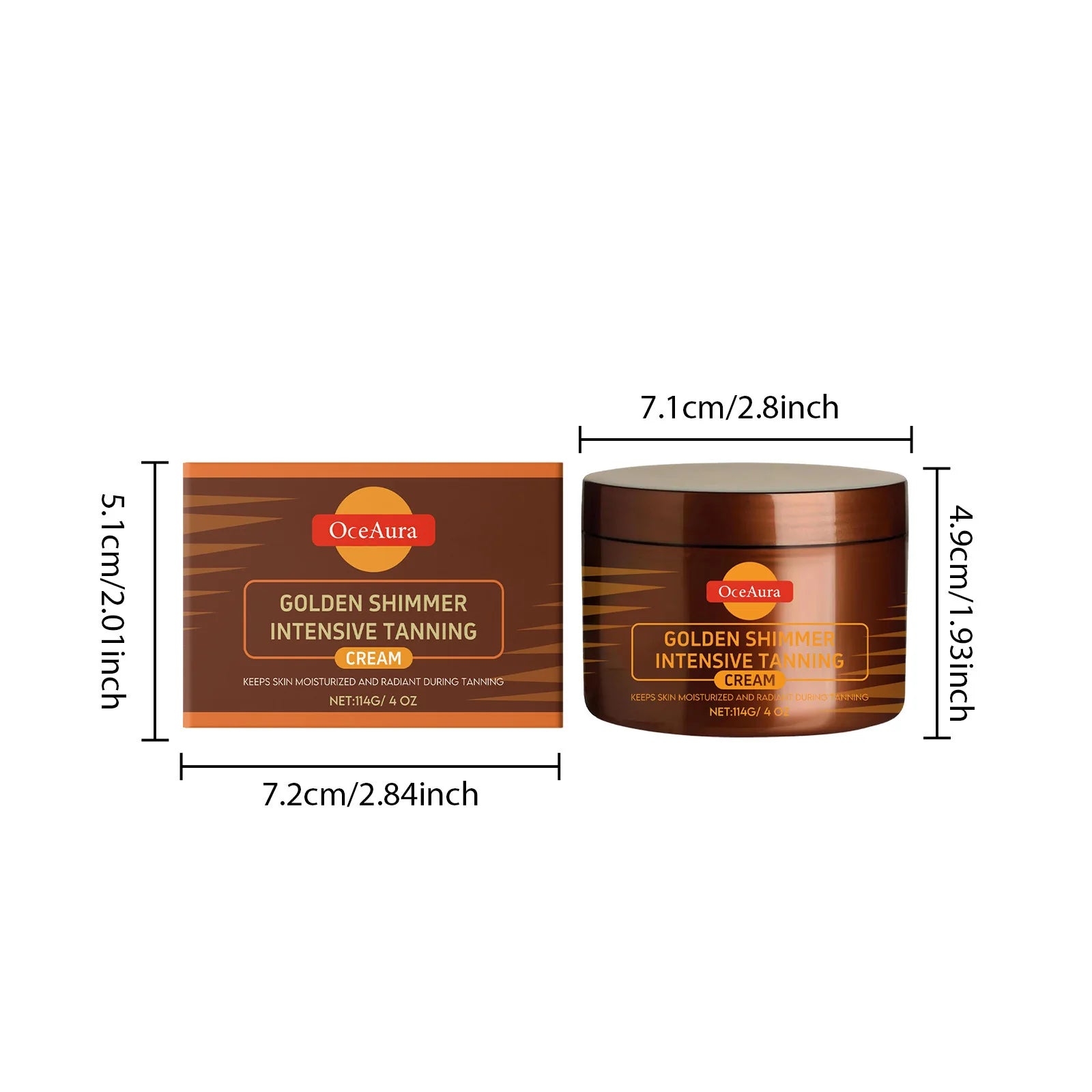 Intensive Tanning Accelerator Cream for Face and Body - 10