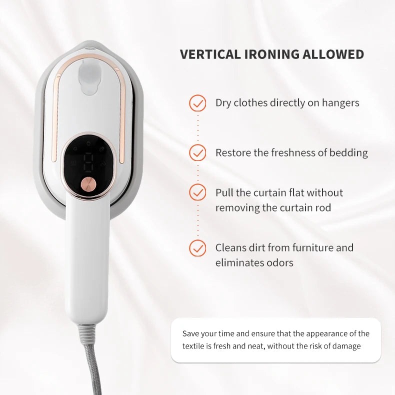 Portable Mini Handheld Steam Iron for Clothes