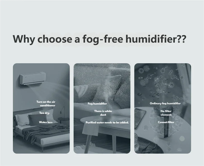 Desktop Humidifier with Quiet Mist for Home and Office - 9