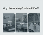 Desktop Humidifier with Quiet Mist for Home and Office