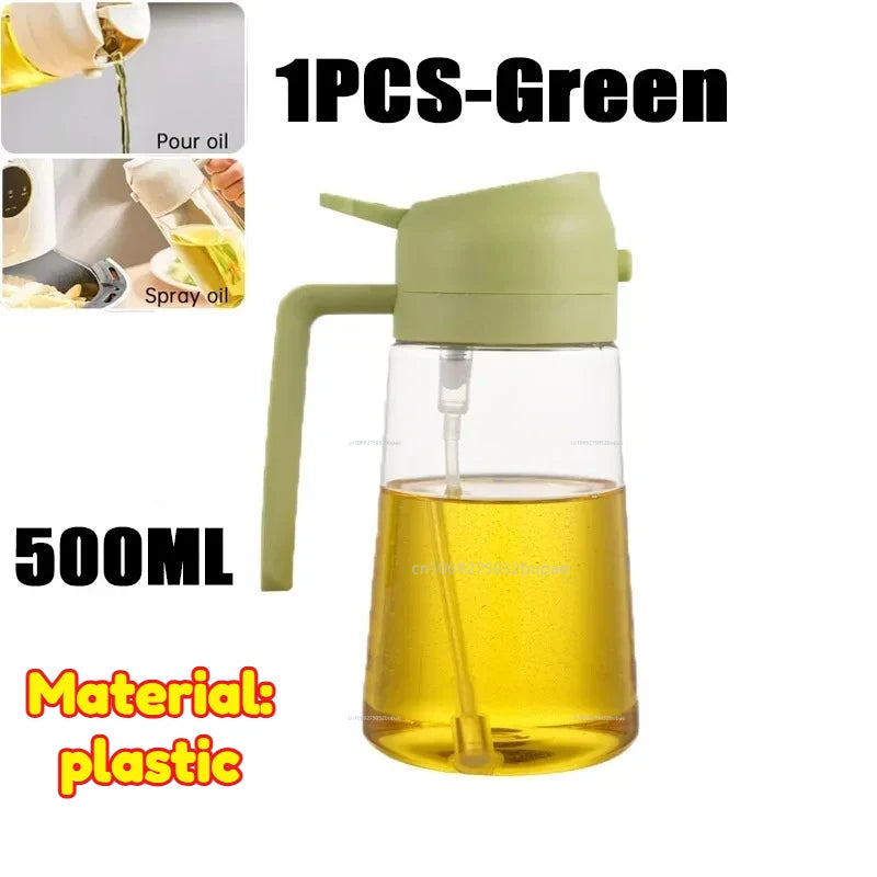 2-in-1 Kitchen Oil Dispenser and Spray Bottle