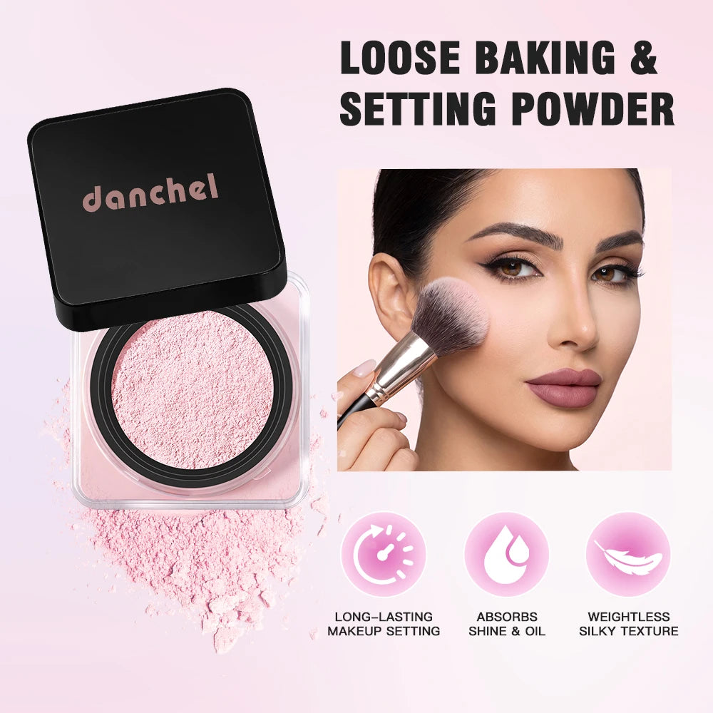 Matte Oil-Control Loose Setting Powder for Flawless Makeup - 7
