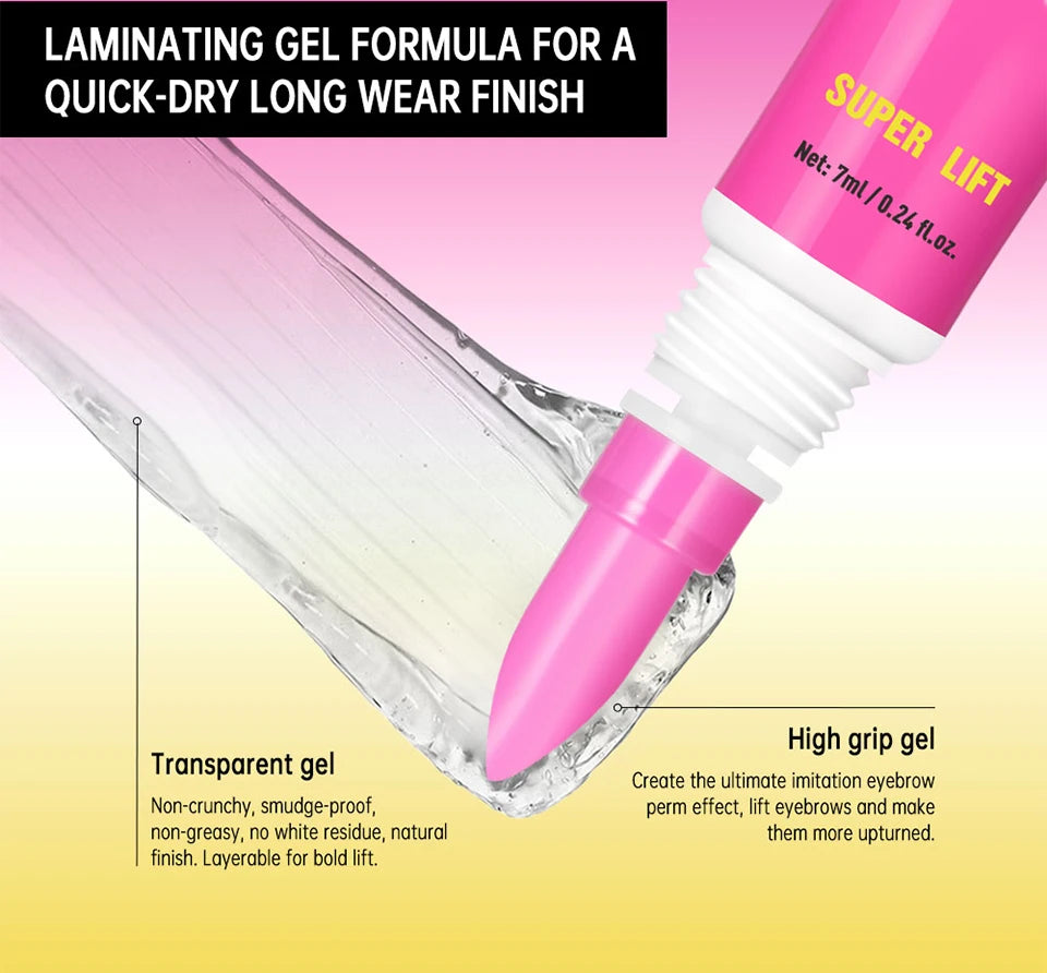 Long-Lasting Eyebrow Lamination Styling Gel - 15