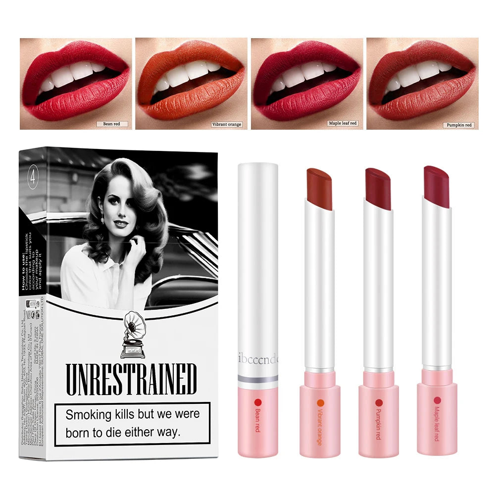 Matte Velvet Cigarette Lipstick Set - 25