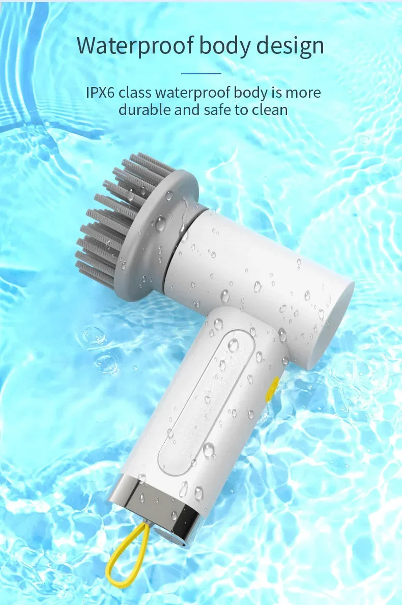 4-in-1 Electric Handheld Power Scrubber for Household Cleaning - 17