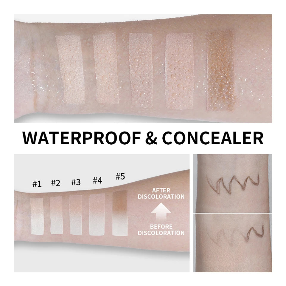 Color-Changing Foundation Stick with Built-in Brush