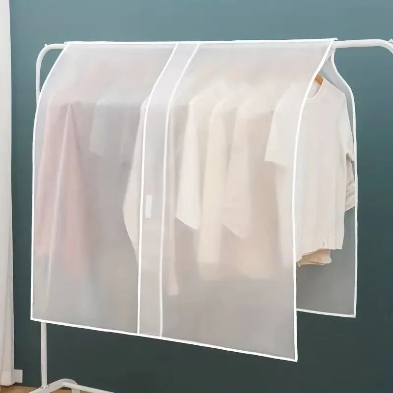 Transparent Hanging Garment Dust Cover for Wardrobe Storage - 5