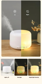 500ml Aromatherapy Essential Oil Diffuser with LED Night Light