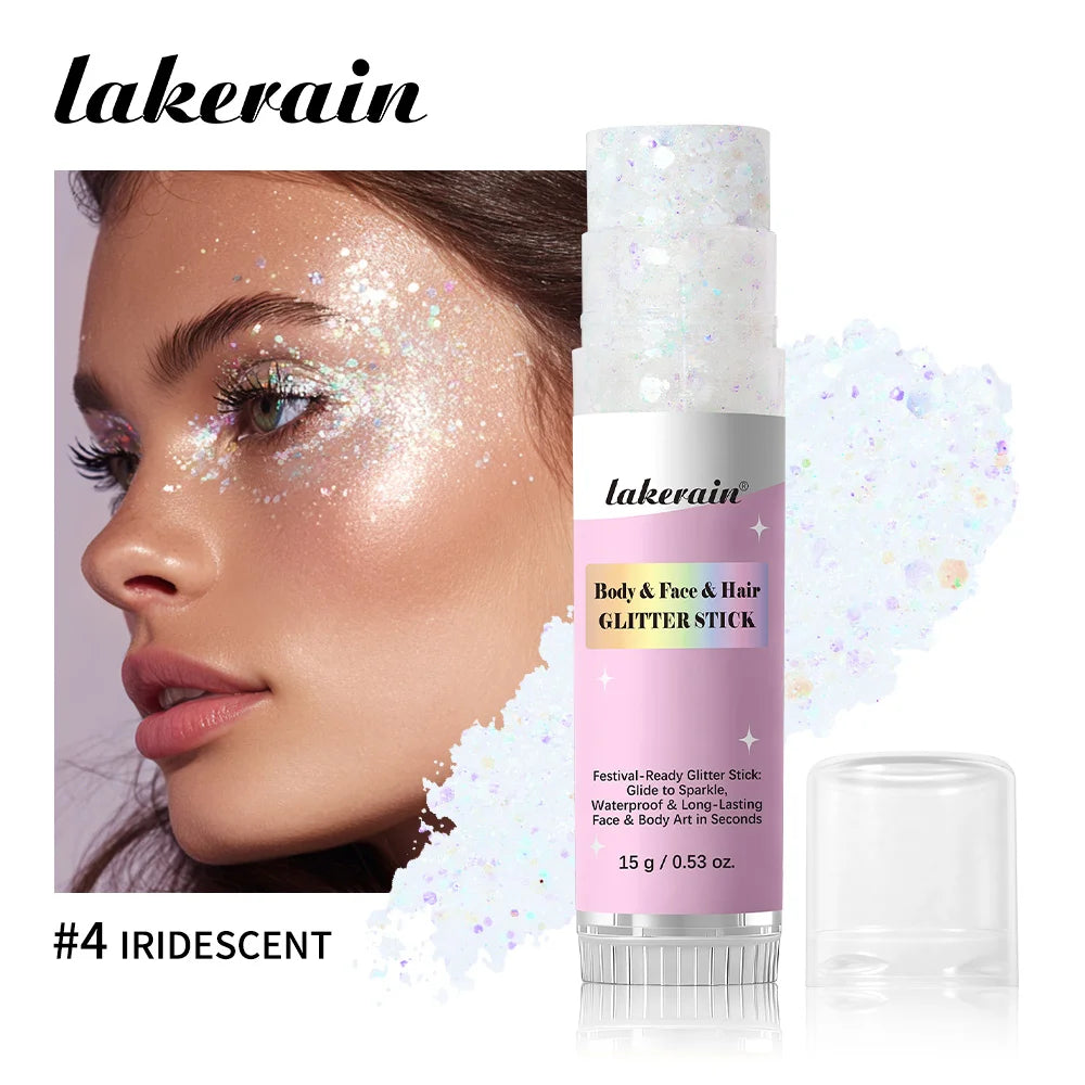 Waterproof Shimmer Glitter Stick for Face and Body