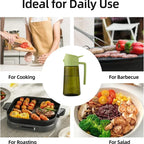 2-in-1 Dual Action Oil Spray and Pour Dispenser for Cooking