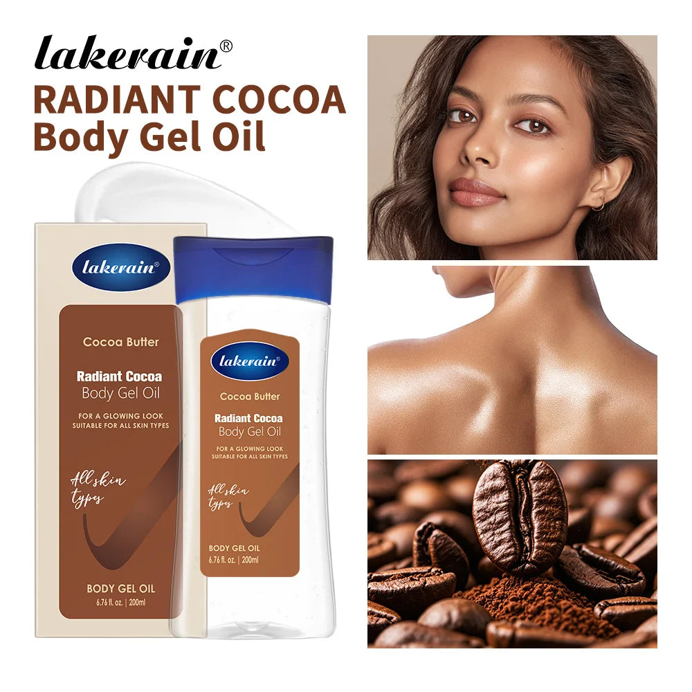 Radiant Glow Moisturizing Body Gel Oil for Dry Skin