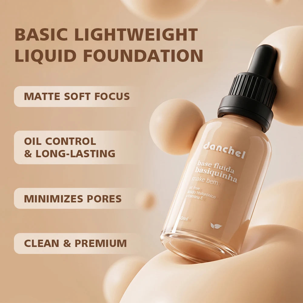 Matte Lightweight Liquid Foundation for Flawless Poreless Skin - 2