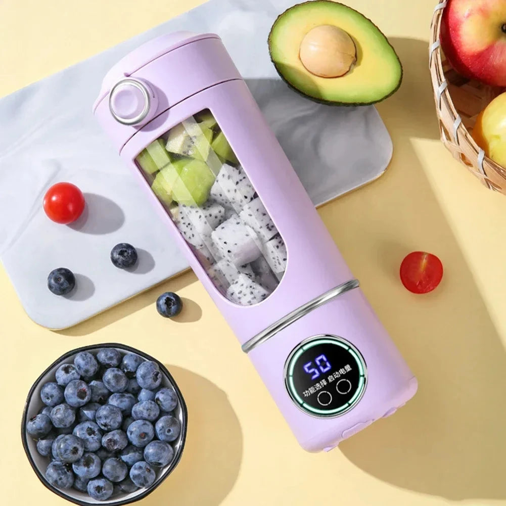 Portable Electric Rechargeable Smoothie Blender Bottle
