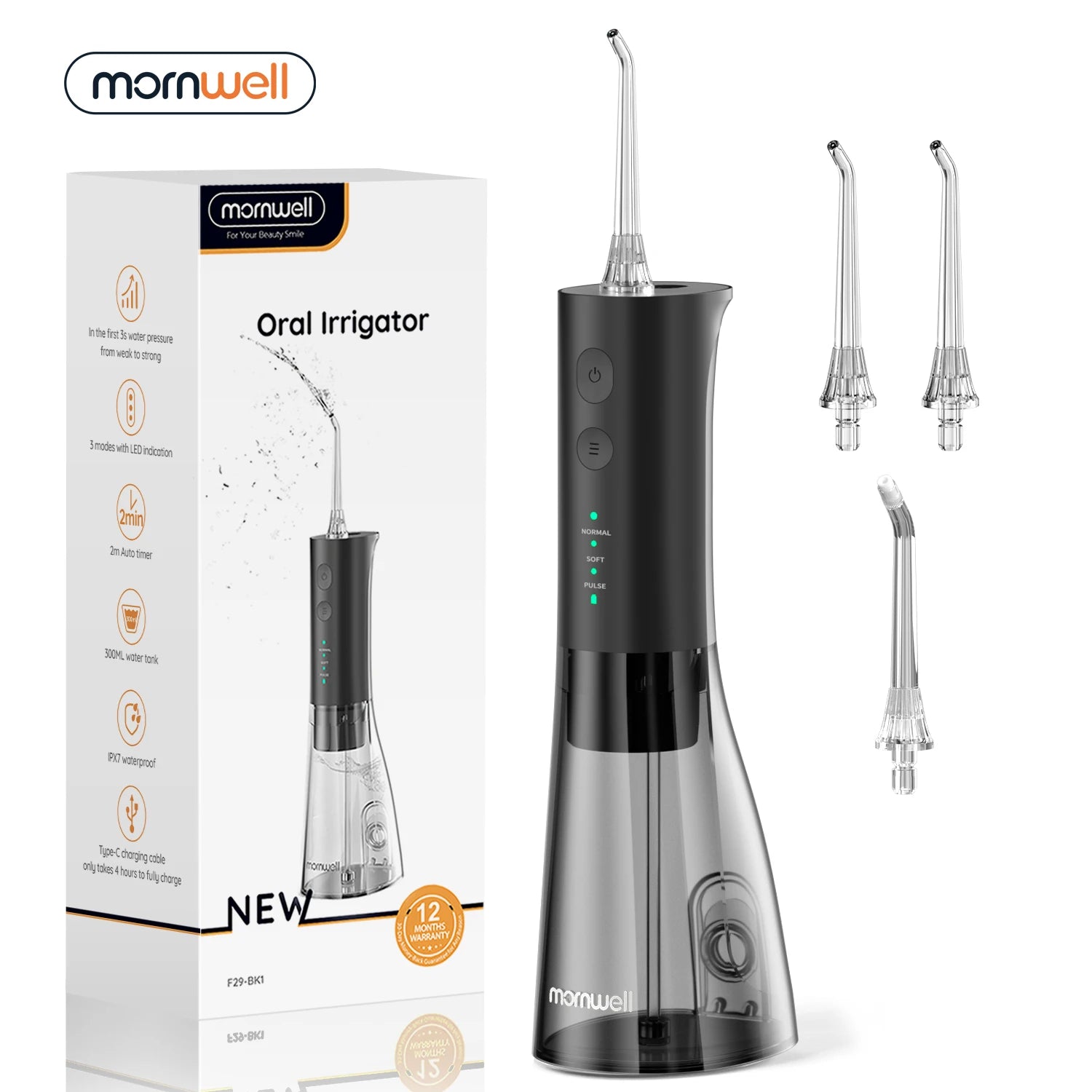 Portable Rechargeable Electric Oral Water Flosser - 1