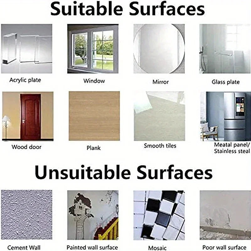 Double-Sided Adhesive Wall Hooks for Storage