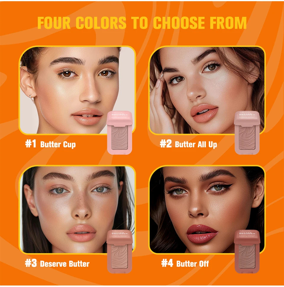 Waterproof Matte Butter Bronzer for Face Contouring
