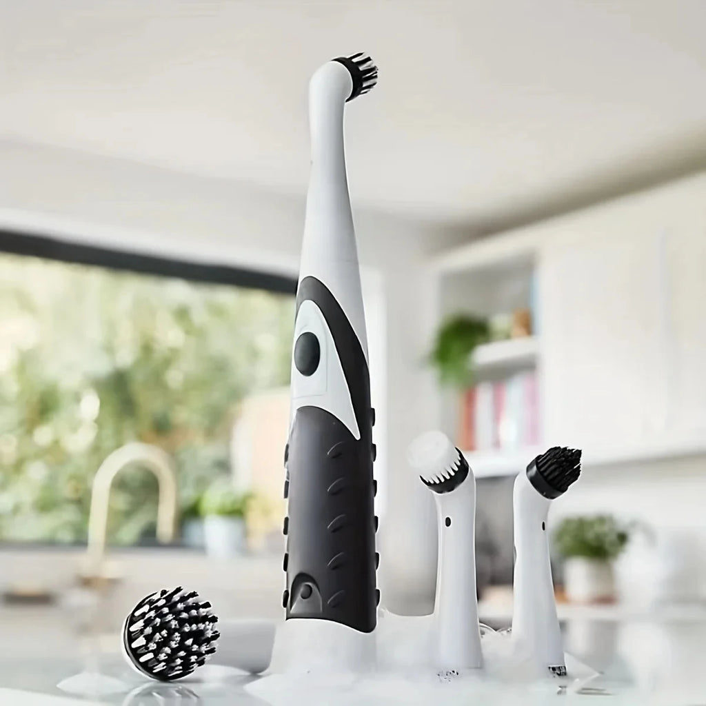 Multifunctional Electric Cleaning Brush with 4 Heads