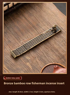 Ancient Style Boat Incense Stick Holder for Aromatherapy