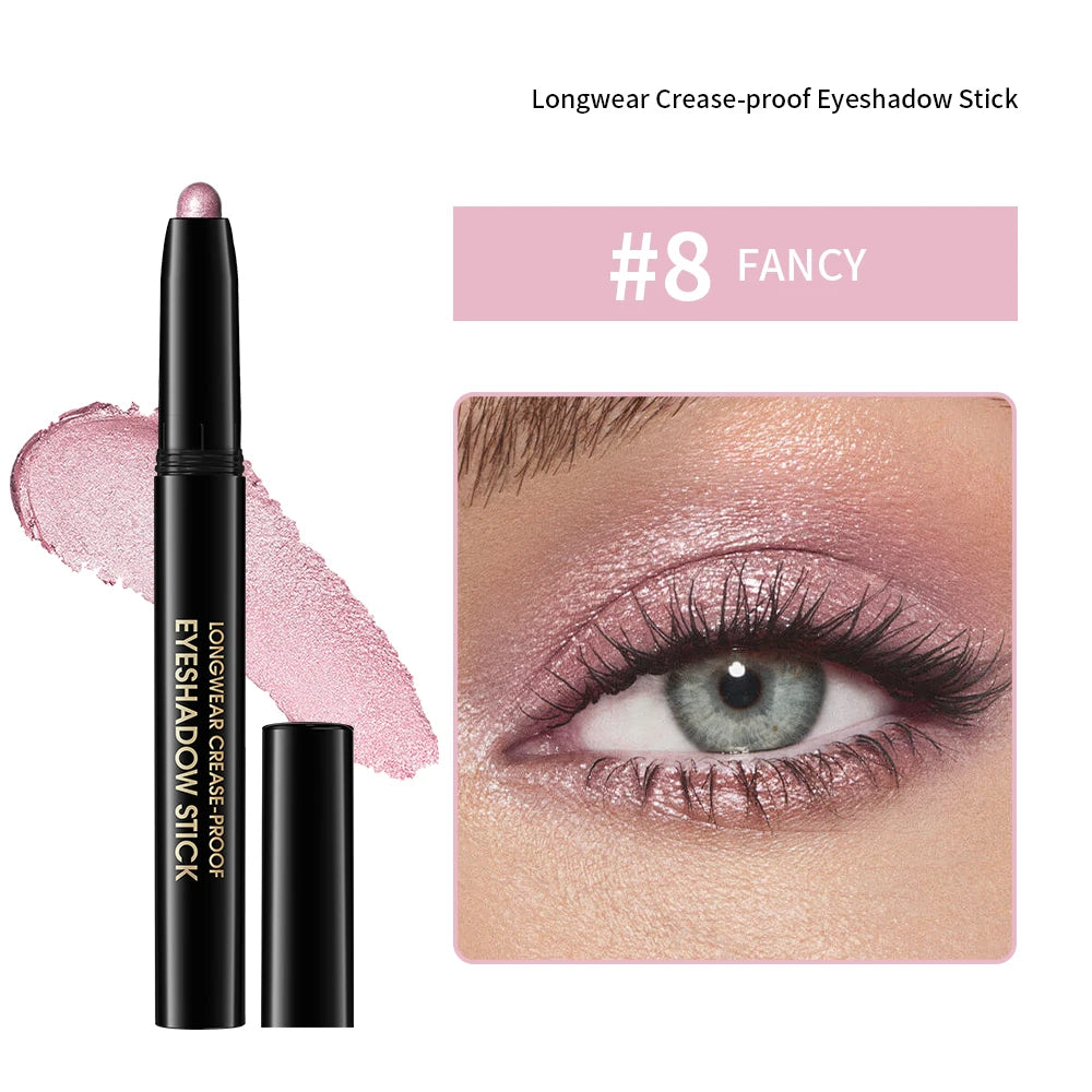 Long-Lasting Waterproof Eyeshadow Stick for Vibrant Eye Makeup - 24
