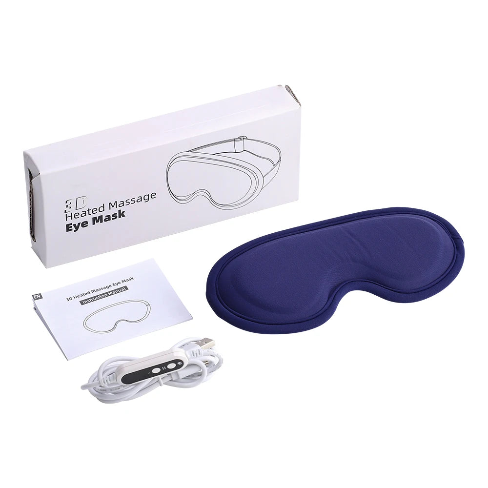 Heated Vibrating Eye Massager for Relaxation and Sleep - 18