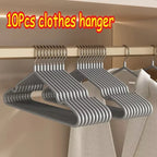 Heavy Duty Non-Slip Stainless Steel Clothing Hangers