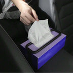 Adjustable Car Sun Visor Tissue Box Holder