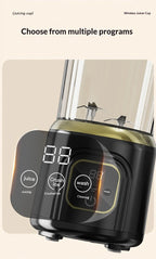 Portable Wireless Electric Fruit and Ice Blender