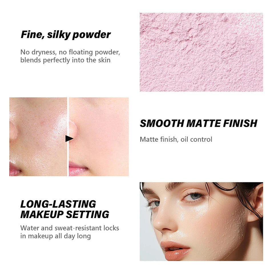 Matte Finish Oil Control Loose Baking and Setting Powder