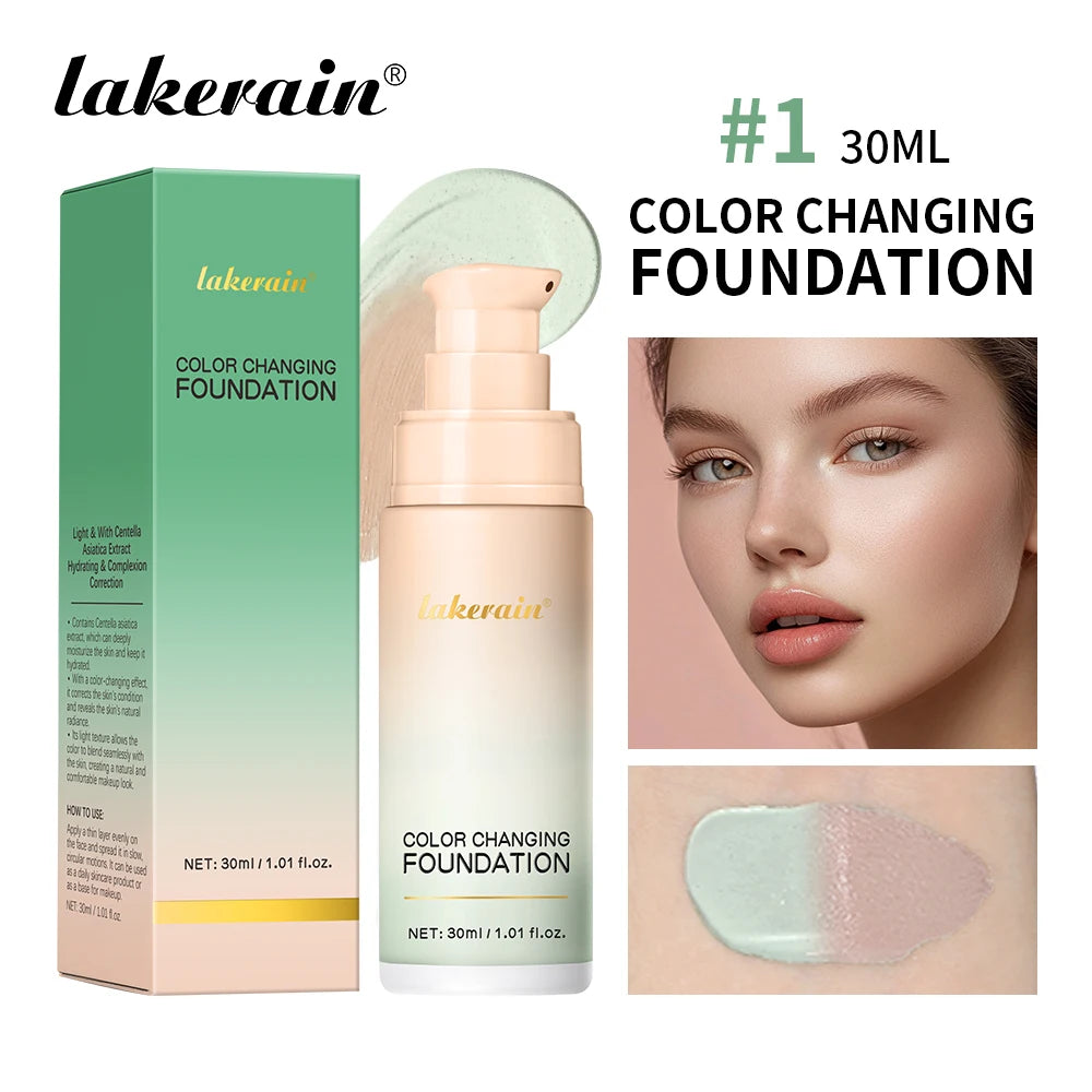 Color-Changing Liquid Foundation for Flawless Skin