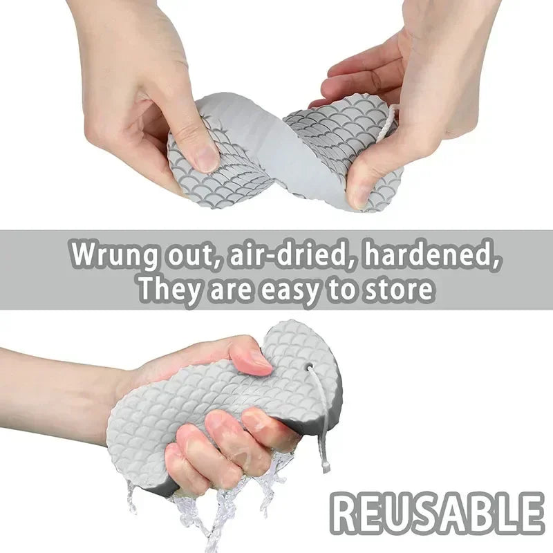 Non-Slip Silicone Shower Foot Scrubber and Massage Mat