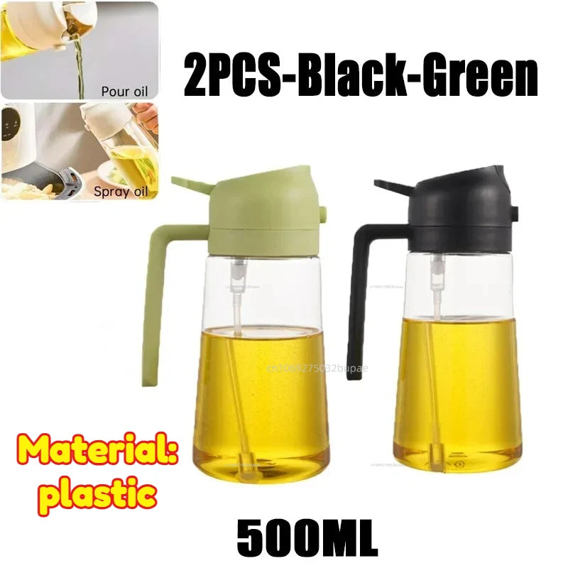 2-in-1 Kitchen Oil Dispenser and Spray Bottle