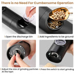 Electric Automatic Salt and Pepper Grinder with LED Light