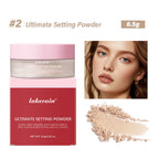 Matte Pink Loose Setting Powder for Oil Control and Pore Blurring