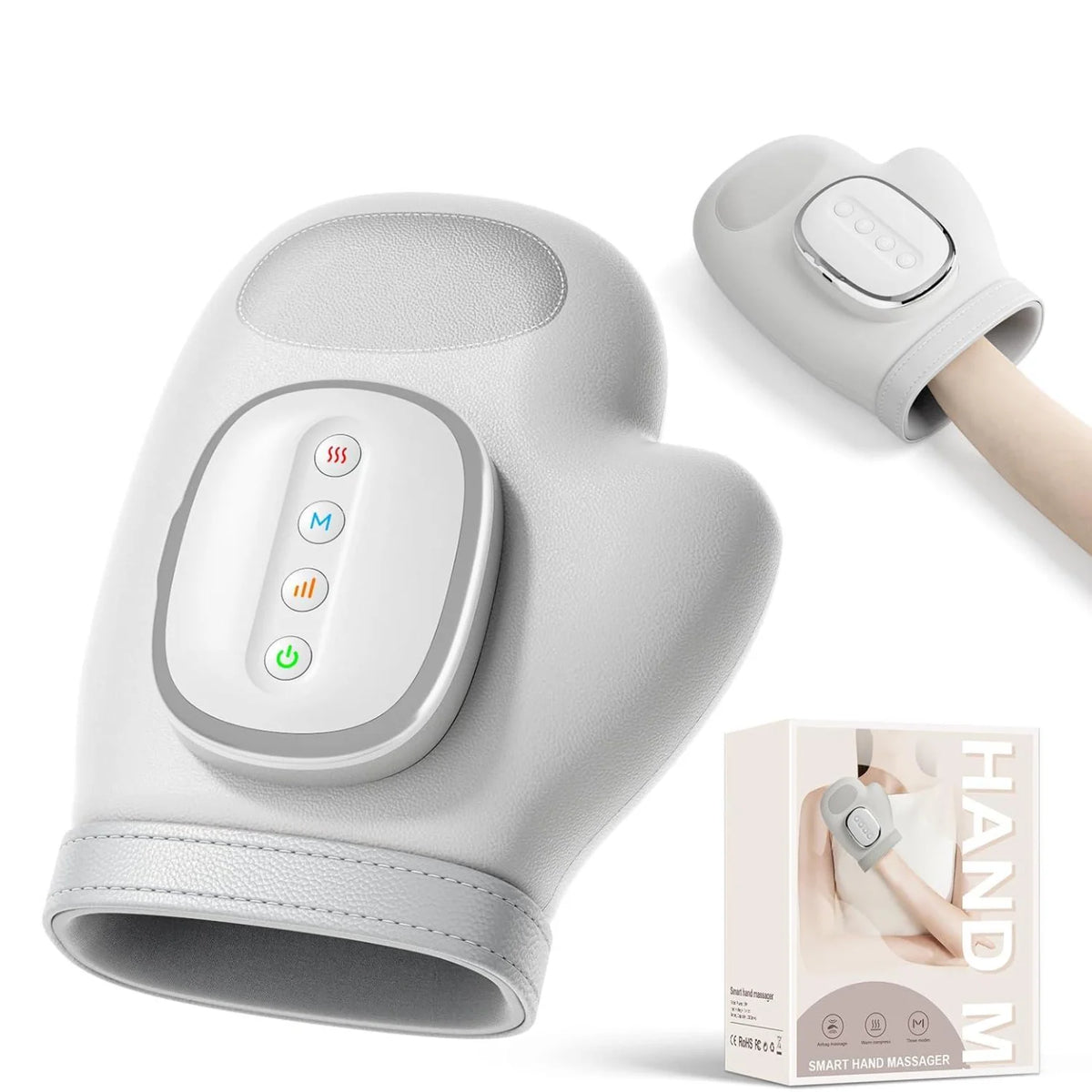 Electric Hand and Wrist Compression Massager with Heat